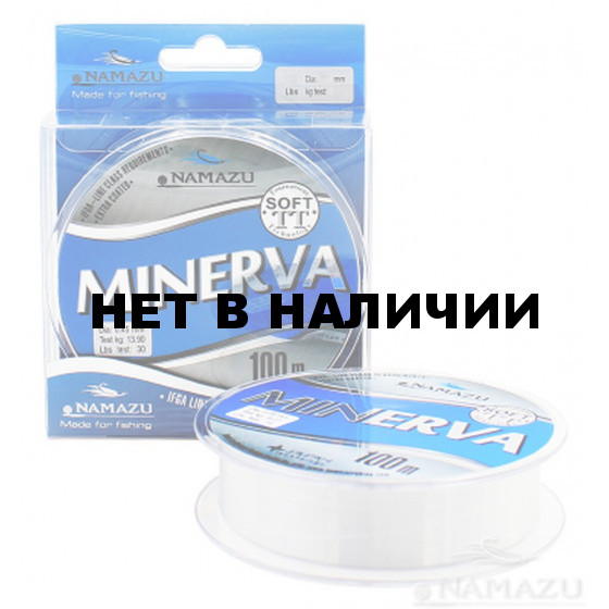 Леска Namazu Minerva, 100 м, 0,3 мм, до 7,18 кг, прозрачная NM100-0,3