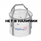 Ведро складное с крышкой Helios 45х40см ПВХ (HS-АТ-035-45)