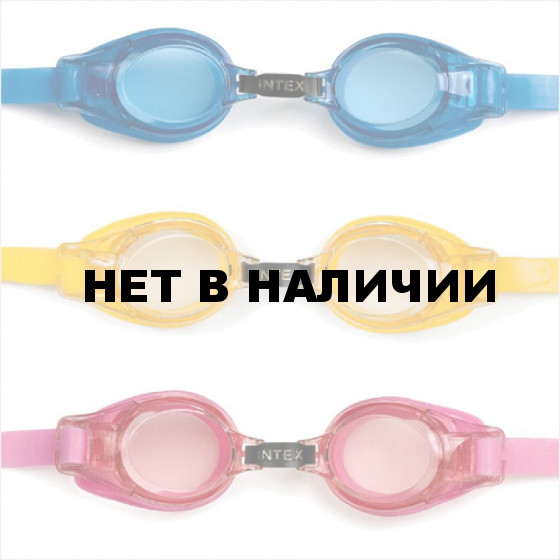 Очки для плавания детские 3-8 лет Intex Юниор 55601 цвет в ассортименте