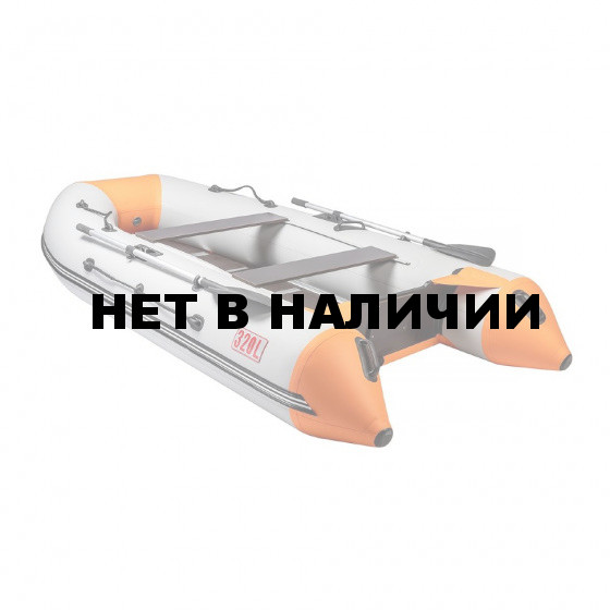 Лодка ПВХ под мотор Тонар Алтай 320L (оранжево-белая)