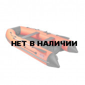 Лодка ПВХ под мотор, с надувным дном Тонар Алтай А320 (оранжево-черная)