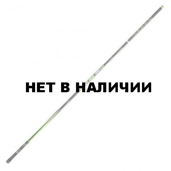 Удилище маховое Nisus Green Rod carbon 4м (15-40г) без колец N-GR-400