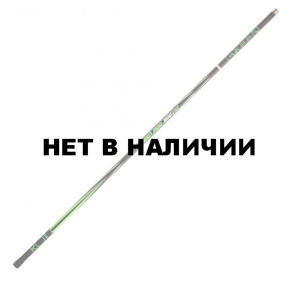 Удилище маховое Nisus Green Rod carbon 5м (15-40г) без колец N-GR-500