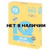 Бумага цветная для принтера IQ Сolor А3, 80 г/м, 500 листов, солнечно-желтая, SY40