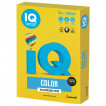 Бумага цветная для принтера IQ Сolor, А4, 120 г/м2, 250 листов, ярко-желтая, IG50