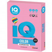 Бумага цветная для принтера IQ Сolor, А4, 160 г/м2, 250 листов, розовая, PI25
