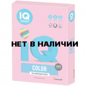 Бумага цветная для принтера IQ Сolor, А4, 160 г/м2, 250 листов, розовая, PI25