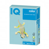 Бумага цветная для принтера IQ Сolor А3, 160 г/м2, 250 листов, голубая, MB30