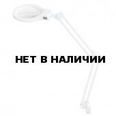 Лампа настольная светодиодная Трансвит Леда С20, на струбцине, с лупой 236638