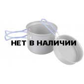 Котелок походный алюминиевый с крышкой-сковородой Tramp 1л TRC-039