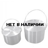 Набор алюминиевых походных котелков с крышкой Tramp 4,8л+9л TRC-085