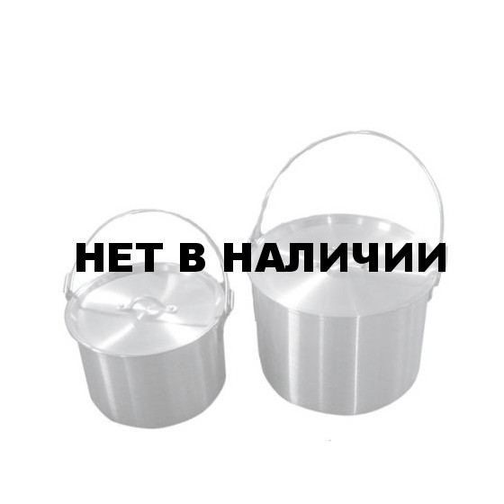 Набор алюминиевых походных котелков с крышкой Tramp 4,8л+9л TRC-085