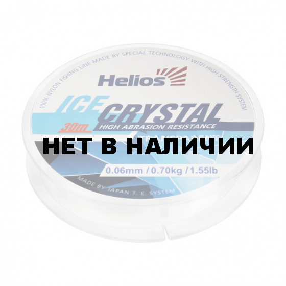 Леска Helios Ice Crystal 0,06мм 30м Transparent Nylon HS-ICT 0,06/30