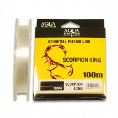 Леска YGK Scorpion King 2.0 / 0,233мм 100м (4,81 кг) прозрачная 1892716