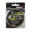 Шнур плетеный Helios Extrasense X4S PE 1/15LB 0,17мм 92м Green HS-ES-X4S-1/15LB