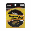 Шнур плетеный Helios Premium Class 4 PE Braid 0,12мм 135м F.Yellow HS-4PFY-12/135 Y