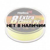Шнур плетеный Helios Extra Class 8 PE Braid 0,10мм 135м F.Yellow HS-8PEY-10/135 Y