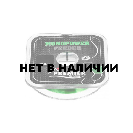Леска Premier Fishing Monopower Feeder 0,16мм 100м Green Nylon PR-MF-G-016-100