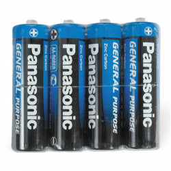 Батарейки солевые Panasonic R6 (AA) 4 шт (316)