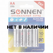 Батарейки алкалиновые Sonnen Alkaline LR6 (АА) 4 шт 451085