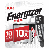 Батарейки алкалиновые Energizer Max LR06 (AA) 4 шт E300157104