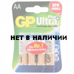 Батарейки алкалиновые GP Ultra Plus LR06 (AA) 4 шт 15AUP-2CR4