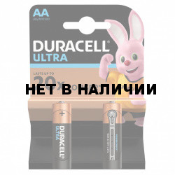 Батарейки алкалиновые Duracell Ultra Power LR06 (AA) 2 шт