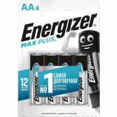 Батарейки алкалиновые Energizer Max Plus LR06 (AA) 4 шт E301325001