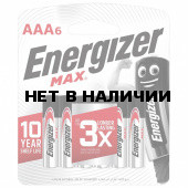 Батарейки алкалиновые Energizer Max LR03 (AAA) 6 шт E301532701