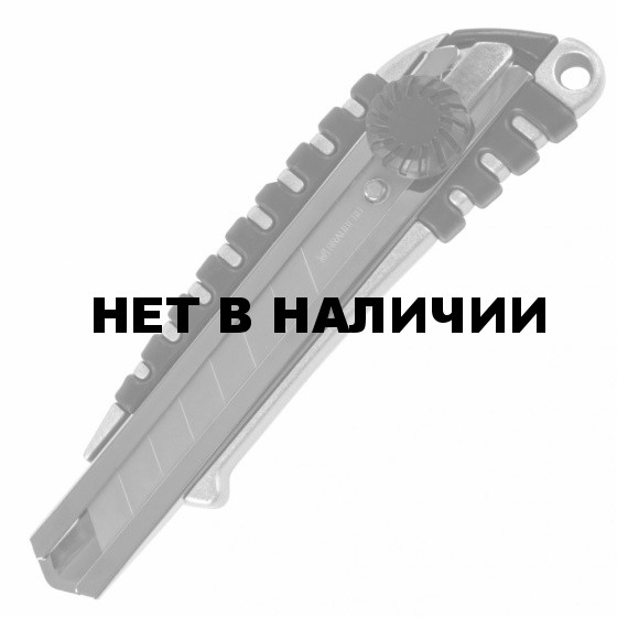 Нож канцелярский 18 мм Brauberg Metallic 237159