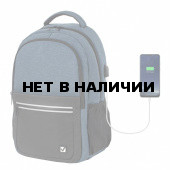 Рюкзак для ноутбука 15" с USB Brauberg Urban Denver 22 л 229893