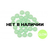 Бусина Higashi B8 Light Green Glow 8мм 25 шт