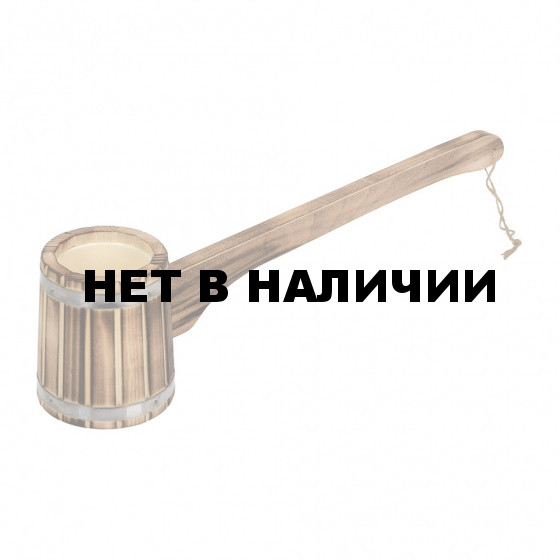 Ковш черпак с горизонтальной ручкой Банные Штучки Бондарный липа 3 л 33335