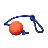 Игрушка для собаки из резины Каскад Мяч на веревке, плавающий 6 см