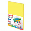 Бумага цветная для принтера Brauberg А4, 80 г/м2, 100 листов, желтая 112454