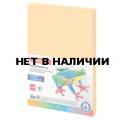 Бумага цветная для принтера Brauberg А4, 80 г/м2, 100 листов, оранжевая 112457