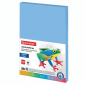 Бумага цветная для принтера Brauberg А4, 80 г/м2, 100 листов, синяя 112459