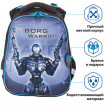 Ранец для мальчиков Brauberg Premium Cyborg 3D панель, с брелоком 17 л 229910