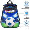 Ранец для мальчиков Brauberg Premium Football Сhampion 3D панель, с брелоком 17 л 229911