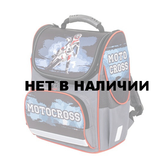 Ранец для мальчиков ортопедический Brauberg Style Motocross 14 л 229925