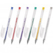 Ручки гелевые Brauberg Jet линия 0,8 мм 6 цветов 141030