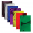 Цветная бумага зеркальная сомоклящаяся Brauberg А4, 7 листов 7 цветов, 80 г/м2, 124723