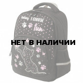 Рюкзак для девочек ортопедический Brauberg Soft светящийся 17 л. 228791