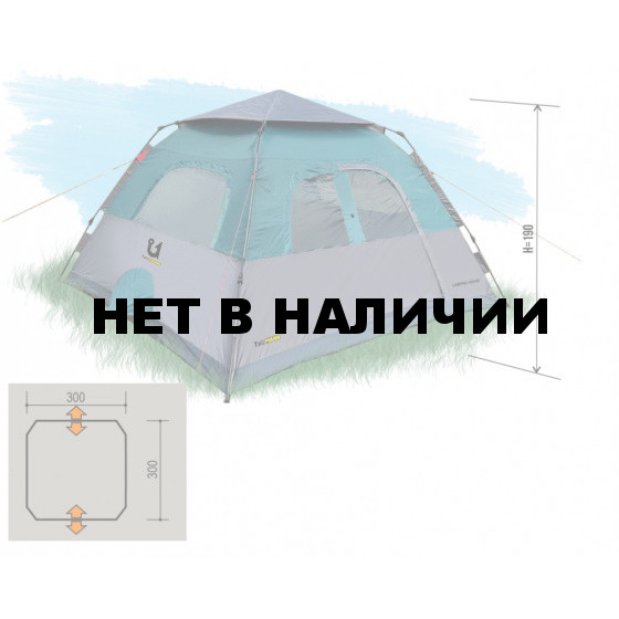 Тент-шатер TauMANN Camping House быстросборный