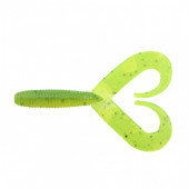 Твистер Yaman PRO Loop-Two, р.4 inch, цвет  #10 - Green pepper (уп.5 шт) YP-LT4-10