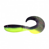 Твистер Yaman PRO Mermaid Tail, р.3 inch, цв. 32 - Black Red Flake/Chartreuse, 10 шт YP-MT3-32