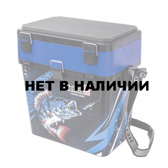 Ящик рыболовный зимний Helios Ice Fishing синий HS-IB-19-IFB