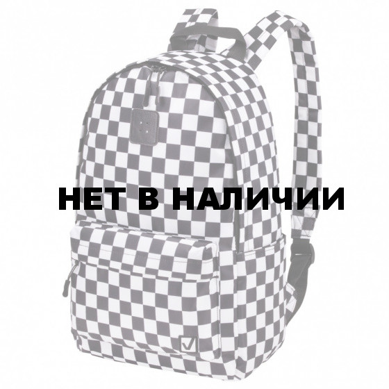 Рюкзак Brauberg Positive потайной карман, Black and White, 42х28х14 см, 270777