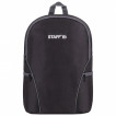 Рюкзак Staff Trip 2 кармана, черный с серыми деталями, 40x27x15,5 см, 270787