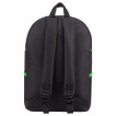Рюкзак Staff Trip 2 кармана, черный с салатовыми деталями, 40x27x15,5 см, 270788